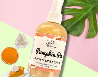 Spray corporal y para ropa con aroma a pastel de calabaza / Aromas otoñales / Regalos navideños / Día de Acción de Gracias / Perfumes / Aroma a calabaza / Ambientadores / Refrescos
