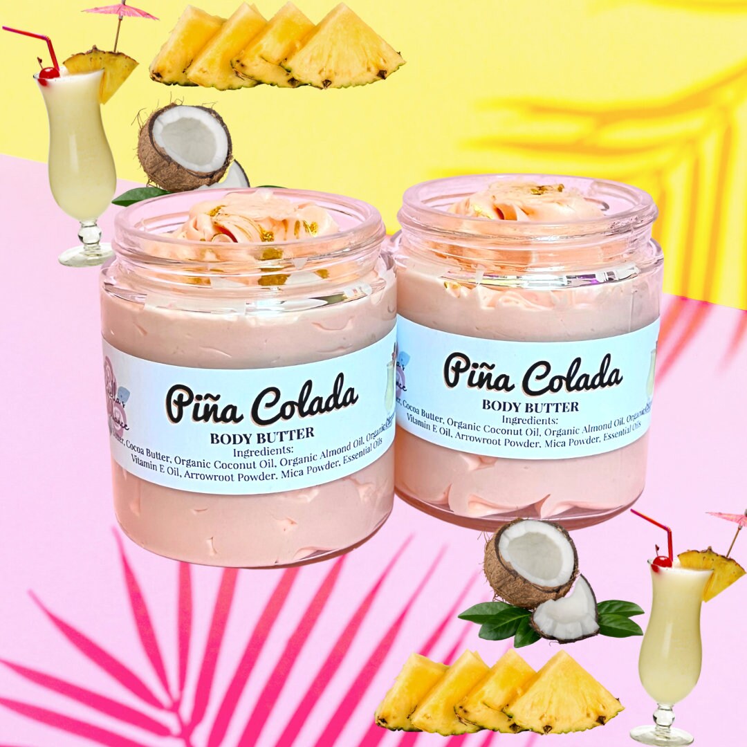 Pina Colada Body Butter | Moisturizer | Body Lotion | Face Lotion | Vegan Skincare