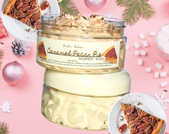 Caramel Pecan Pie Whippin' Wash | Whipped Soaps | Skincare | Selfcare | Shaving Cream | Moisturizing | Body Wash | Fall Scents | Bath