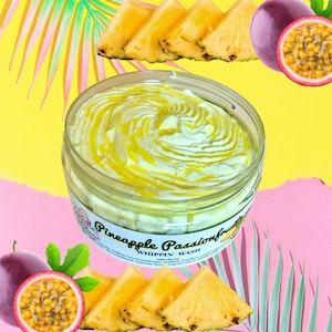 Pineapple Passionfruit Whippin&#39; Wash | Whipped Soap | Skincare | Shaving Cream
