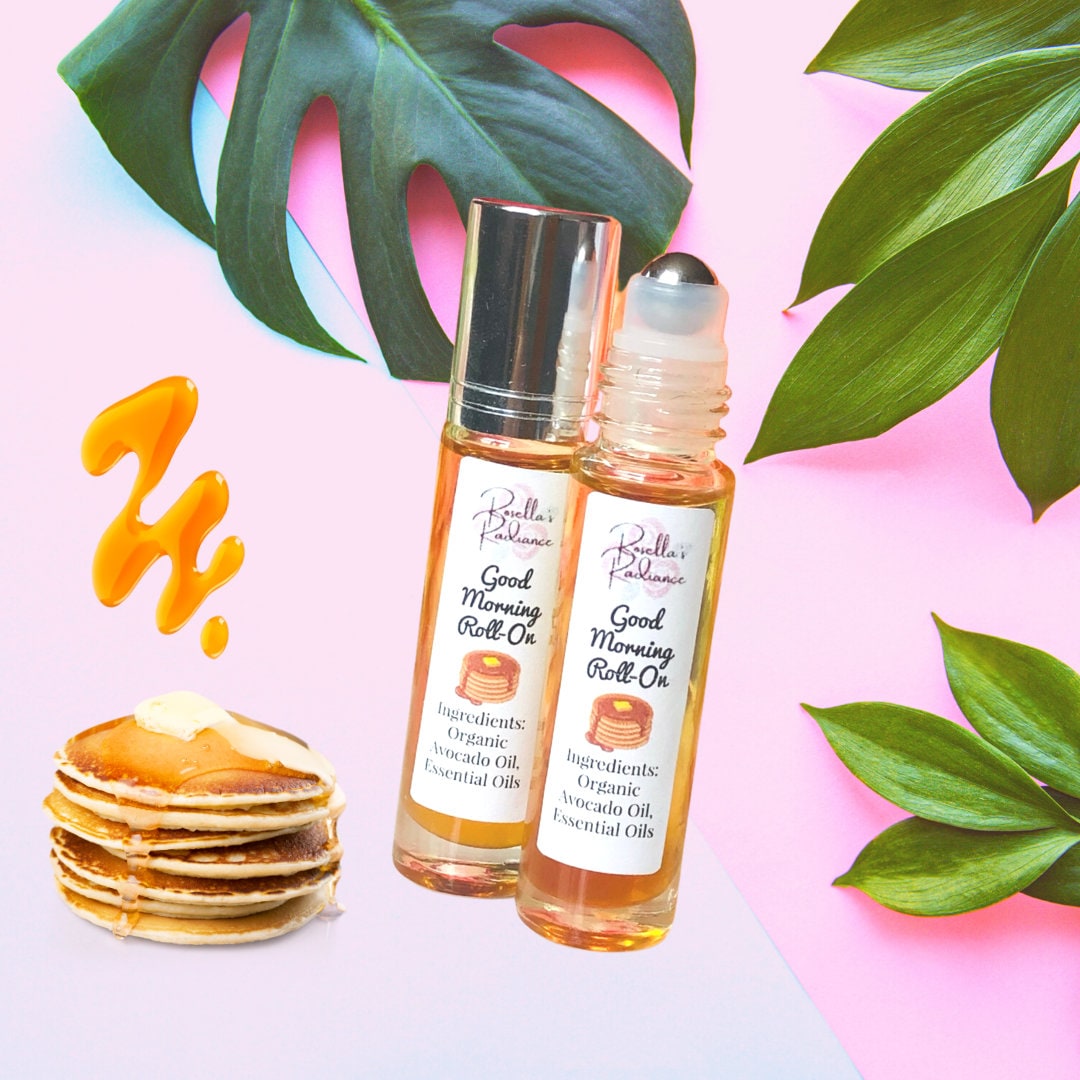 Roll-on Good Morning | Parfum | Rouleaux d'huile essentielle | Crêpe parfumée | Parfumé au sirop d'érable | Parfums naturels | Soins du corps