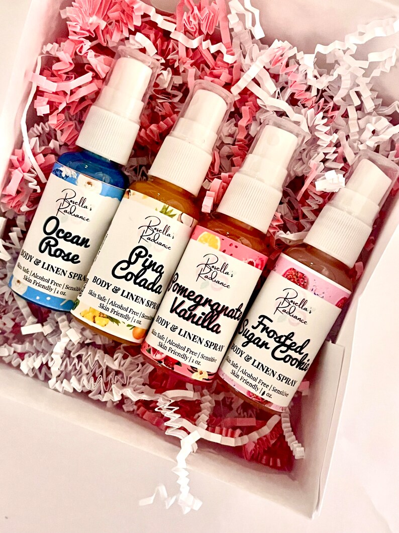 Mini Body Spray Set Mini Body & Linen Spray Beauty Bundle: Year-long Faves | Perfume ...