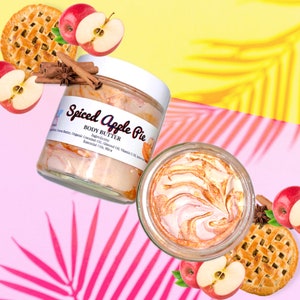 Spiced Apple Pie Body Butter | Moisturizer | Lotion | Bakery Scents | Body Butters | Fall | Gourmand | Spicey | Cinnamon Fragrance