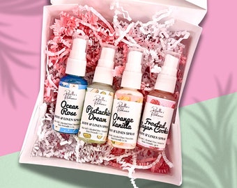 Mini Body & Linen Spray Beauty Bundle: Year-Long Faves | Perfume | Sensitive Skin Friendly | Cologne | Gift Boxes | Gifts | Perfume Sampler