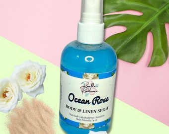 Spray Corporal e para Roupas Ocean Rose | Sprays de Ambiente | Perfume | Colônia | Perfume Floral | Spray Corporal | Fragrância | Aromas Florais