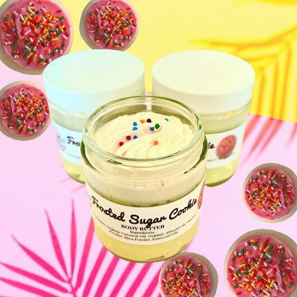 Frosted Sugar Cookie Body Butter | Whipped Body Butter | Bakery Scents | Moisturizer | Lotion | Sugar Scrub