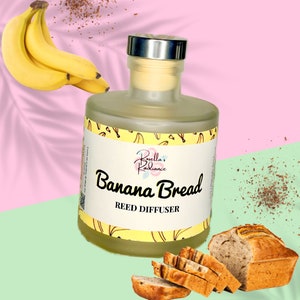 Banana Bead Reed Diffuser | Candles | Oil Diffuser | Reed Sticks | Holiday Scents | Skincare | Room Refreshments