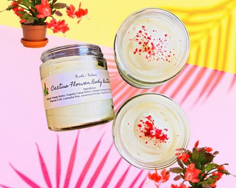 Cactus Flower Body Butter | Moisturizer | Sugar Scrub | Hand Made | Whipped | Self Care | Skincare