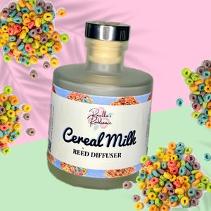 Cereal Milk Reed Diffuser | Candles | Oil Diffuser | Reed Sticks | Holiday Scents | Skincare | Room Refreshments