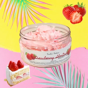 Strawberry Shortcake Whippin&#39; Wash | Whipped Soap | Skincare | Shaving Cream