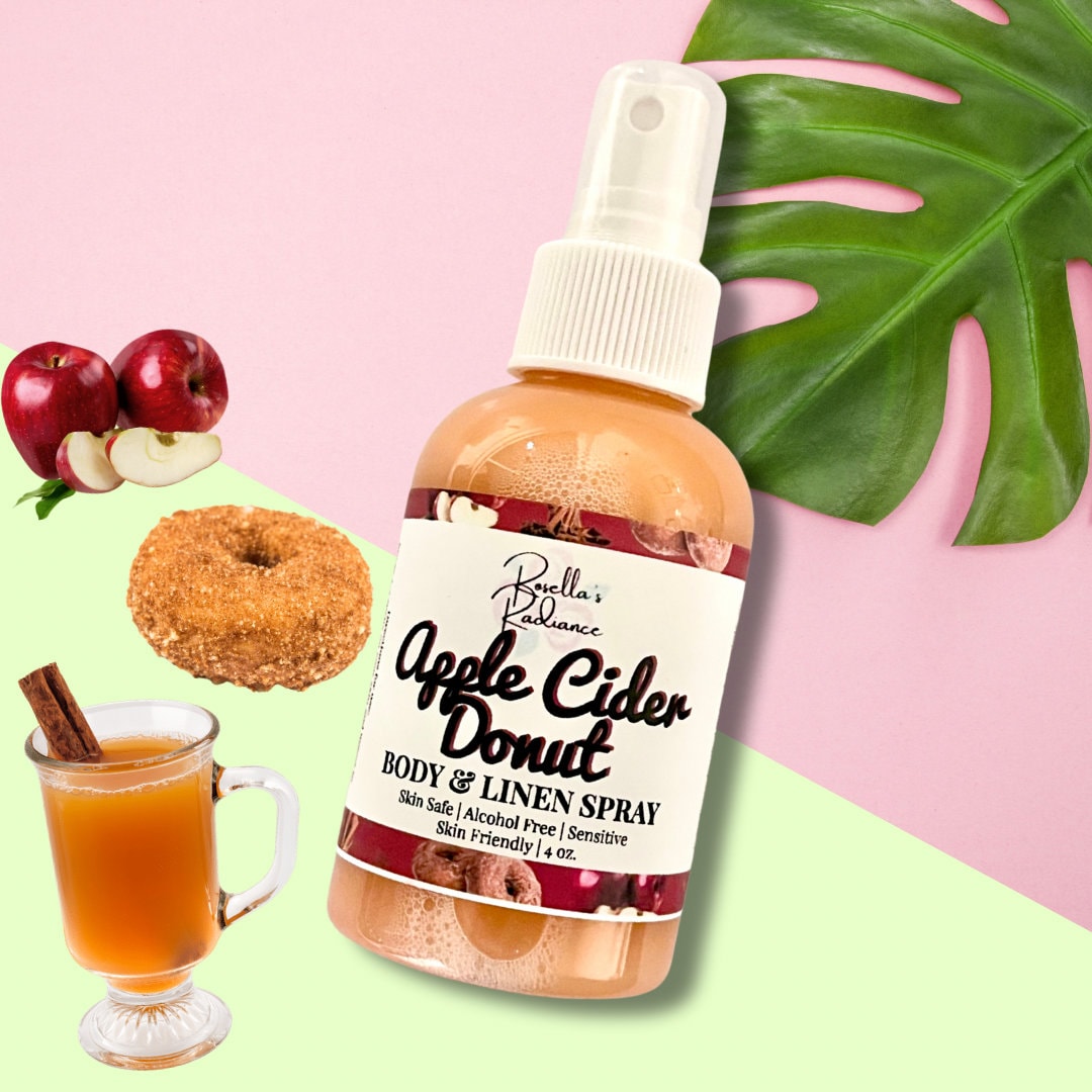 Apple Cider Donut Body & Linen Spray | Fall Scents | Fall Sprays | Fall Fragrances | Apple | Bakery Scents | Sweet | Baked Goods | Gifts