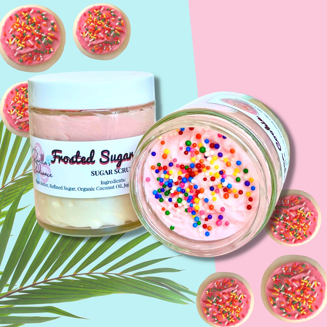 Frosted Sugar Cookie Sugar Scrub Shea Butter Exfoliate Clear Skin