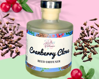 Cranberry Nelke Reed Diffuser | Kerzen | Öl Diffuser | Reed Sticks | Urlaub Düfte | Hautpflege | Raumerfrischung