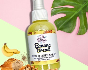 Banana Bread Body & Linen Spray | Bakery | Room Sprays | Perfume | Sweet Scents | Fragrance