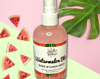 Watermelon Bliss body- en linnenspray | Kamersprays | Parfum | Keulen | Fruitig parfum | Lichaamsspray | Geur | Zomergeuren | Meloen