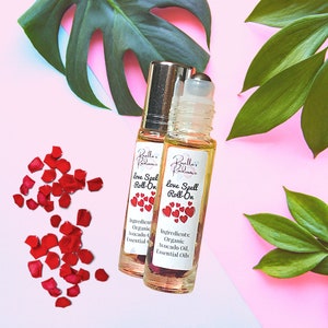Love Spell Roll-On | Perfume | Essential Oil Rollers | Floral Scented | Natural Perfumes | Body Care