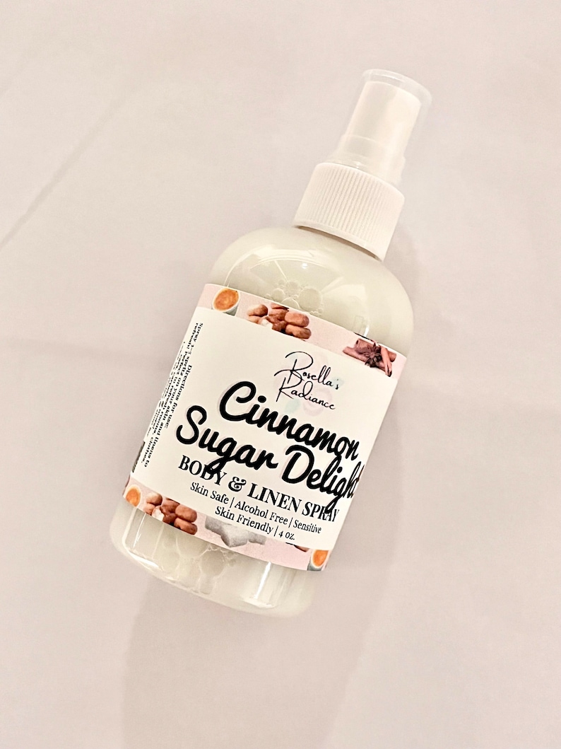 Cinnamon Sugar Delight Body & Linen Spray Fall Scents Bakery Perfume