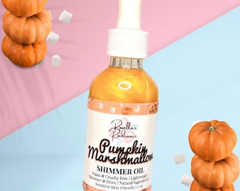 Aceite brillante de malvavisco y calabaza / Aceites corporales / Manteca corporal / Sérum / Aromas otoñales / Exfoliante de azúcar / Otoño