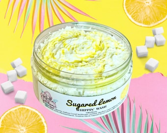 Sugared Lemon Whippin' Wash | Whipped Soap | Shaving Cream | Body Wash | Hand Soaps