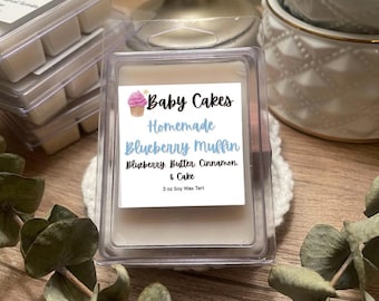 Blueberry Muffin Wax Melt: Homemade Soy Wax Tart, Bakery Scent