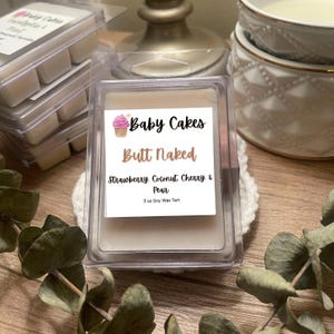 Butt Naked Wax Melt | Fruity Scented Soy Wax Melts | Tropical Fruit Wax Tart |  Tropical Fruit Blend | Home Fragrance Handmade Soy Wax Tart