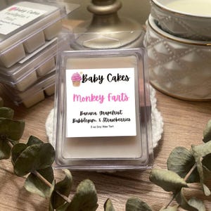 Monkey Farts Scented Wax Melts: Fruity Tropical Soy Wax Tarts