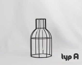 Vaso Portafiori In Metallo Con Provette In Vetro Trasparente – Nero – Ideale Per Piante Idroponiche E Fiori Secchi – Decorazione Da Scrivania - 5