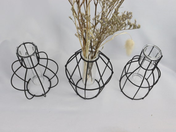 Vaso da fiori a sfera fioriera da appendere a parete vaso idroponico in vetro vaso per pesci a parete trasparente bottiglie di vetro robuste e durevoli  15