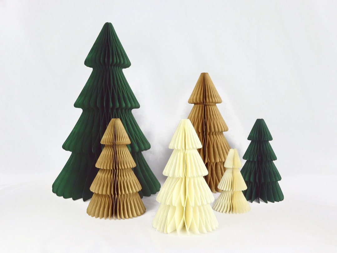 Paper Christmas Tree Sustainable Christmas Tree Paper Etsy