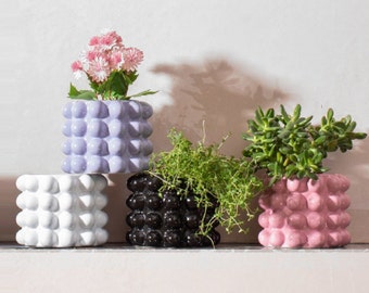 Pot de plantes de style bulle minimaliste, vie scandinave, pot de fleurs