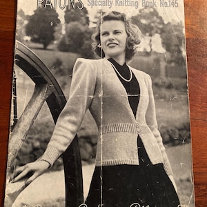 1940s Patons Knitting Book