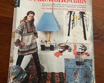 Vintage 1967 Needlework & Crafts Magazine