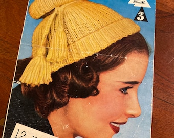 1950s Bestaway 12 knitting hat patterns