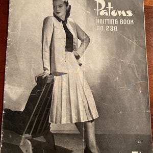 1940s Patons Knitting Book