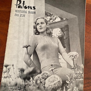 1940s Patons Knitting Book