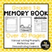 End of Year Coloring Page Cover Memory Book Activity - Etsy
