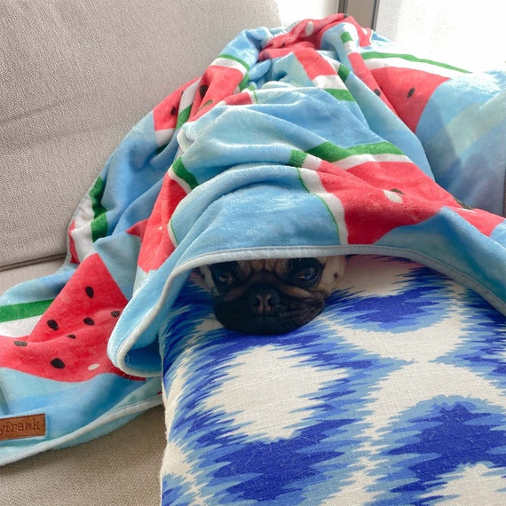 Watermelon Fleece Blanket Large Dog Cat Throw Super Soft Plush Handmade Watermelon Print Winter Cuddly Blanket Gift Etsy