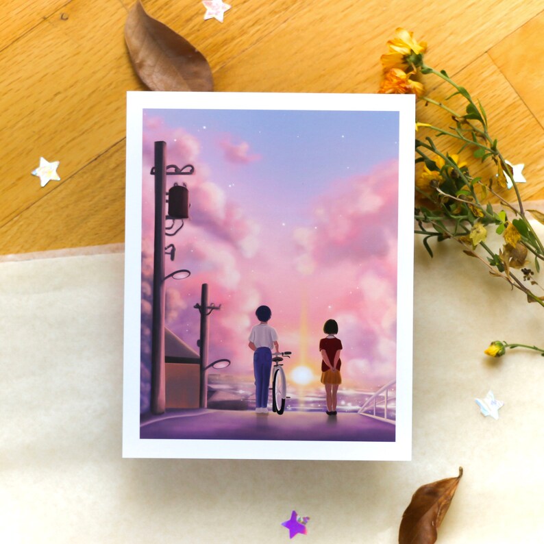 Anime Art Print Set Etsy