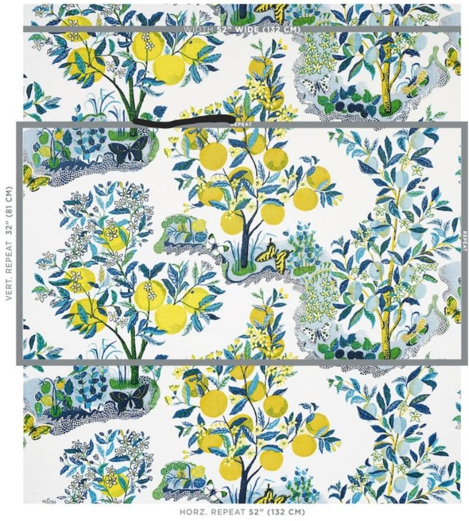 Samples: Fabric Schumacher Citrus Garden | Etsy
