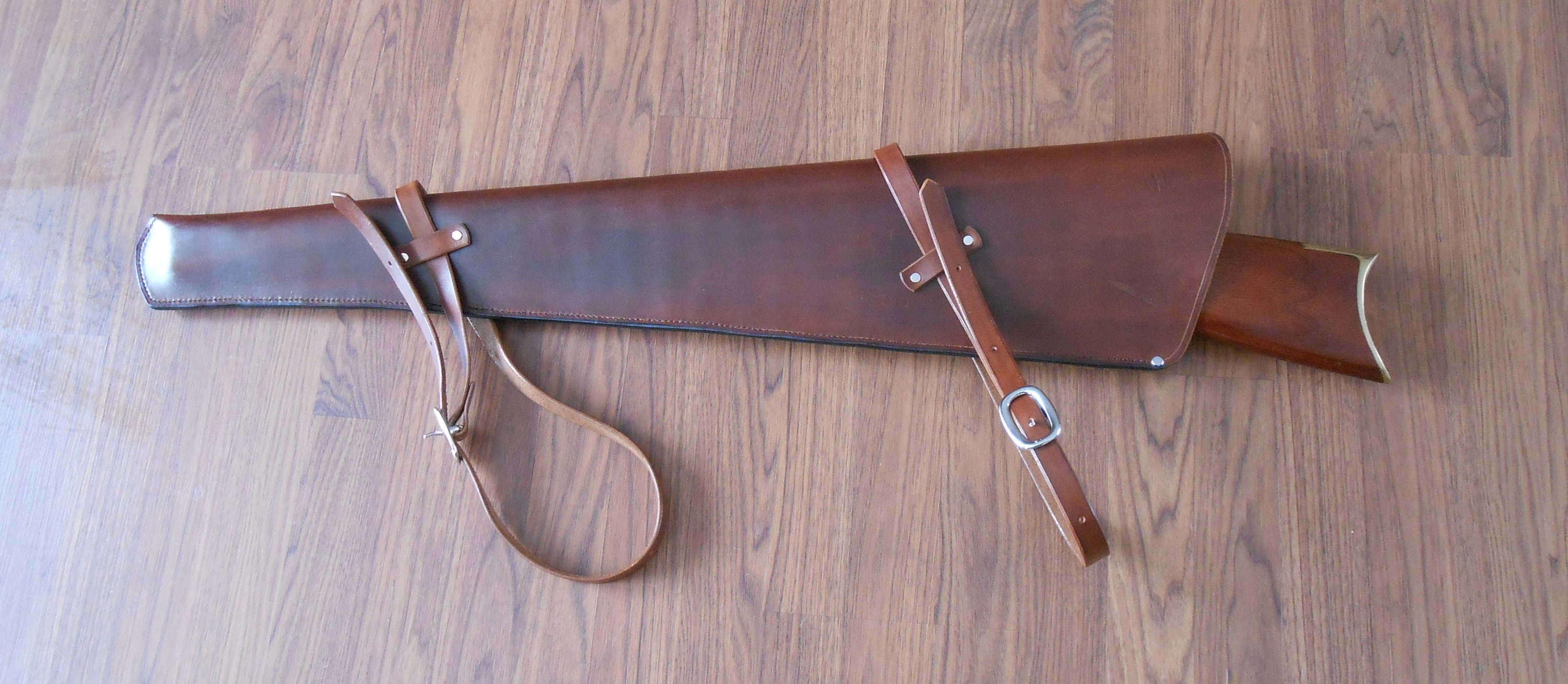 New Custom Leather Saddle/Rifle Scabbard. Handmade in the USA Etsy