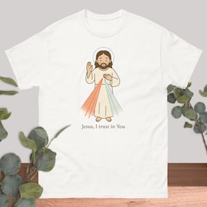 Cute Jesus Divine Mercy Tee
