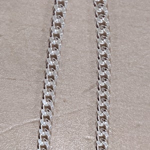 Australian seller stock MaDE IN ITALY 925 sterling silver 2mm wide Curb chain 40cm to 100cm or 16inches to 40inches unisex necklace image 6