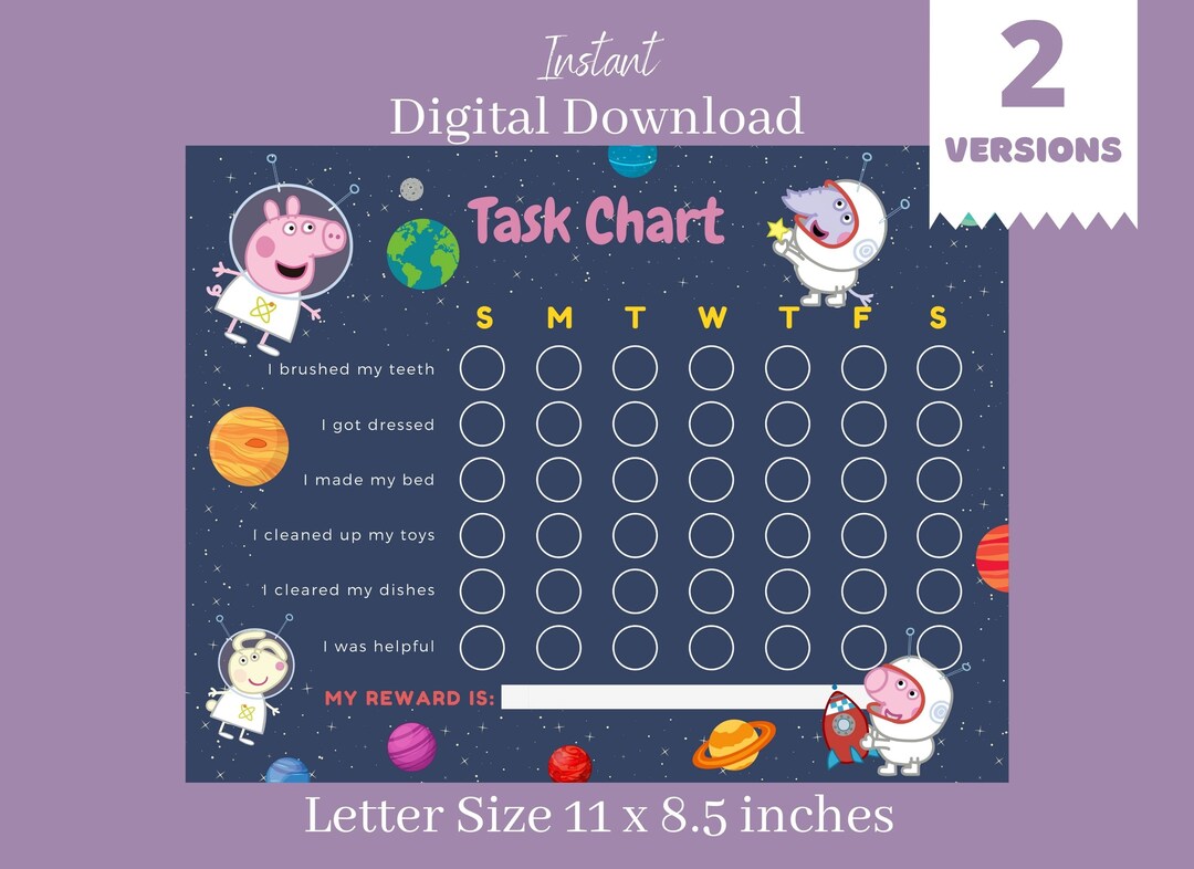 Task Chart // Responsibility Chart // Learning Resources // Sticker ...