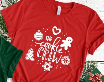Cookie Crew Christmas Shirt: Funny Matching Family T-Shirt