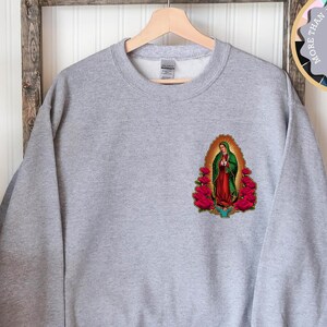 Sudadera Nuestra Señora de Guadalupe, Sudadera Madre, Sudadera Jesús, Sudadera Amor, Sudadera Navidad, Sudadera Virgen María