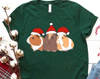 Merry Pigmas Guinea Pig Shirt - Christmas Animal Lover Tee