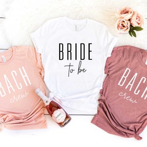 Bach Crew Shirts, Bachelorette Crew Shirts, Wedding Shirt, Bride Party Shirt, Bride To Be Shirt, Bach Party Shirts, Bachelorette Party Shirt