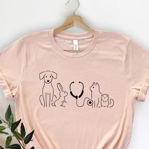 Animal Family Shirt, Funny Animal Shirt, Veterinarian T-Shirt, Furbabies Shirt, Veterinary Shirt, Animal Vet Shirt, Animal Lover, Animal Tee