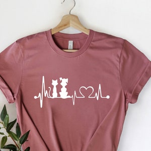 Animal Heartbeat Shirt, Funny Animal Shirt, Pet Lover Shirt, Animal T-Shirts, Furbabies Shirt, Animal Tee, Animal Lover Gifts, Animal Gift