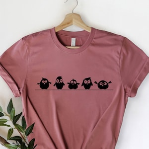 Funny Birds Shirt, Bird Shirt, Animal Lover, Animal Shirt, Gift for Friend, Animal Lover Gifts, Cute Birds Shirt, Bird Lover Gift